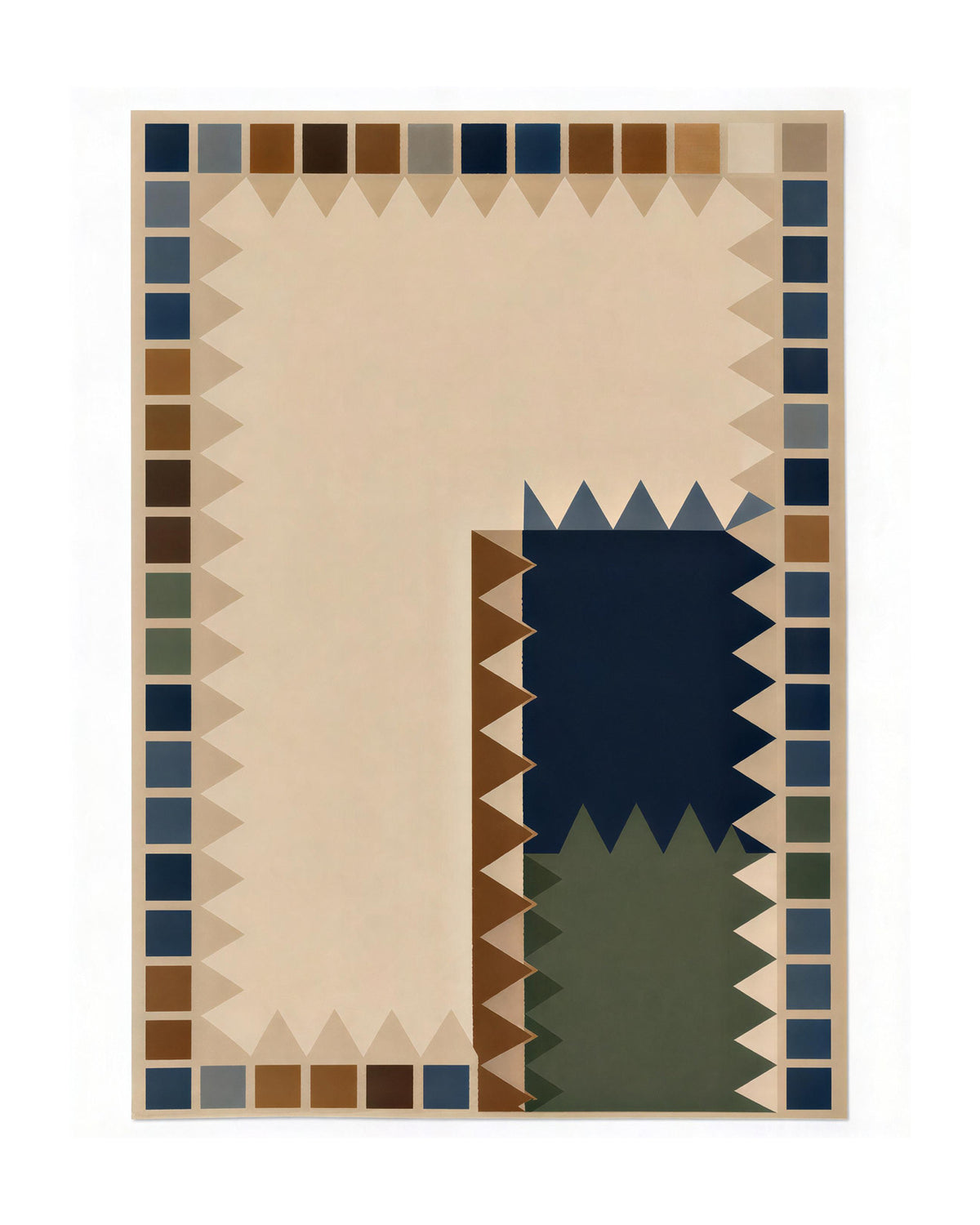 Area Rug - Sagebrush Sawtooth
