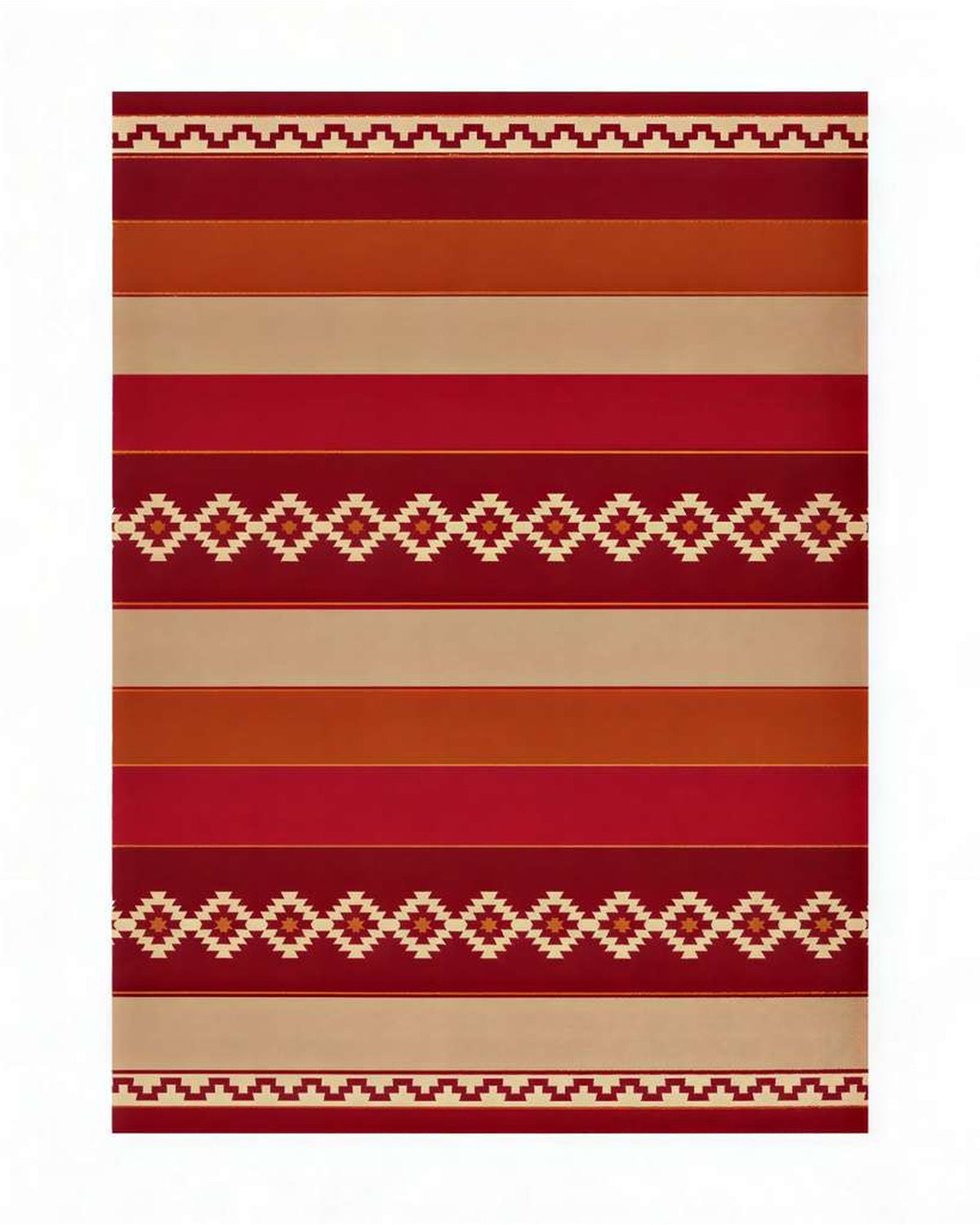Area Rug - Cayenne Serape